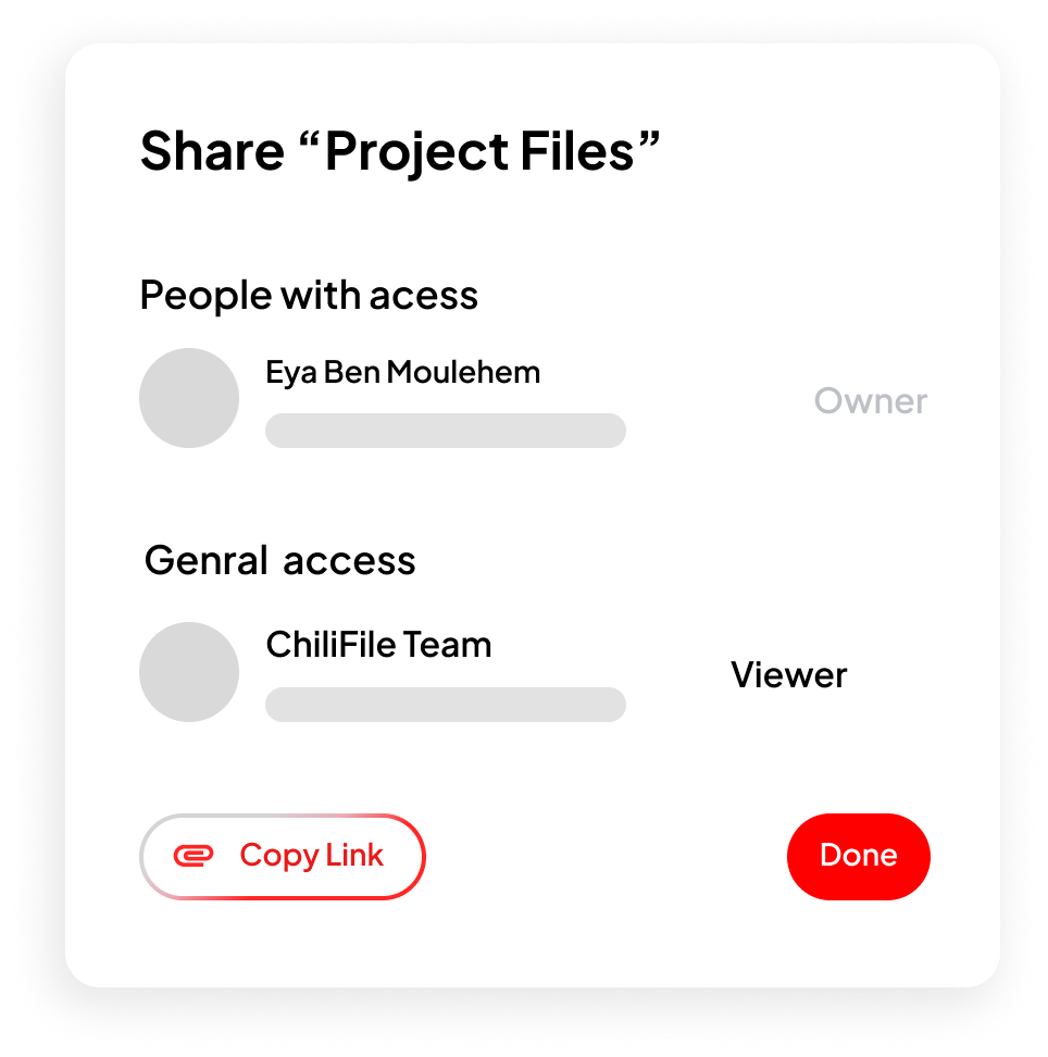 ChiliFile share preview